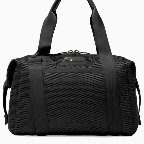 DAGNE DOVER NEW Dark Moss Landon Carryall Air Mesh Duffel Bag Large Green - Picture 12 of 12